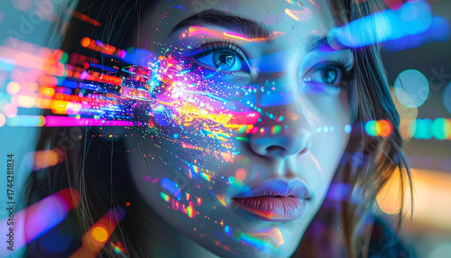 Prismatic Digital Identity Immersive AI-Driven Visual Narrative Exploring Multiverse of Personal Branding through Vibrant Mixed-Reality Aesthetics
