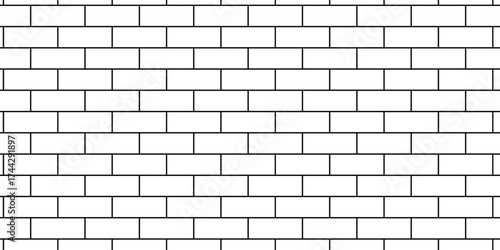 Pavement seamless mosaic stone concrete wall surface tiles. subway vector block rock white brick wall texture background.	