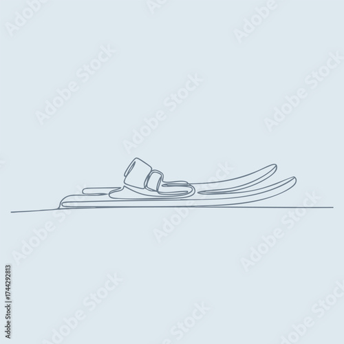 Minimalist Line Drawing of a Gavel Resting on a Stack of Books, Symbolizing Justice, Law, and Legal Proceedings in a Simple Artistic Style