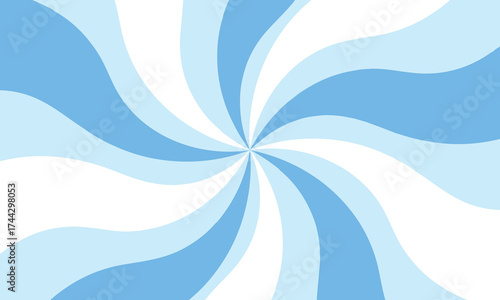 Light Blue and White Swirling Abstract Background Pattern spiral