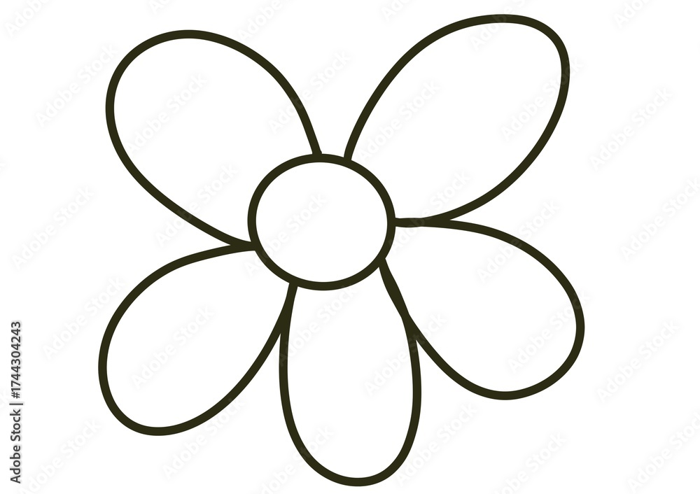 Fototapeta premium flower isolated on white