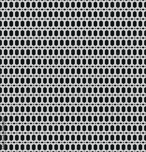 Gingham Weave Seamless Background. Gingham vector pattern. Black and White Pattern Texture.	