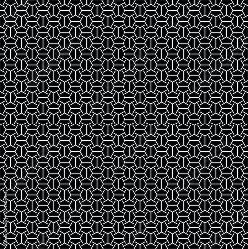 Gingham Weave Seamless Background. Gingham vector pattern. Black and White Pattern Texture.	