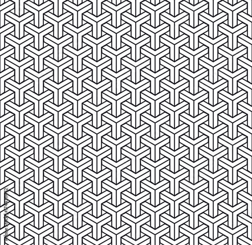 Full seamless abstract geometric skin pattern vector for decor and textile.