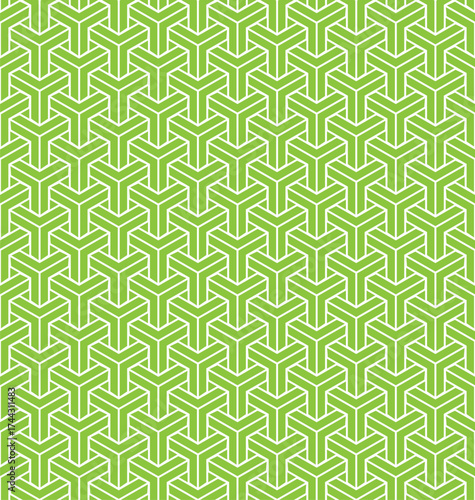 Full seamless abstract geometric skin pattern vector for decor and textile.