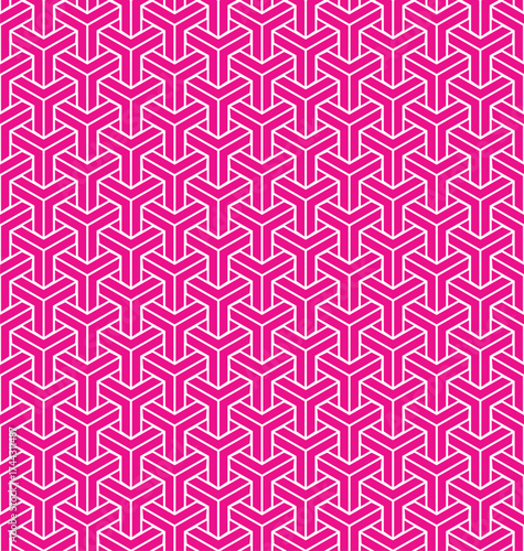 Full seamless abstract geometric skin pattern vector for decor and textile.