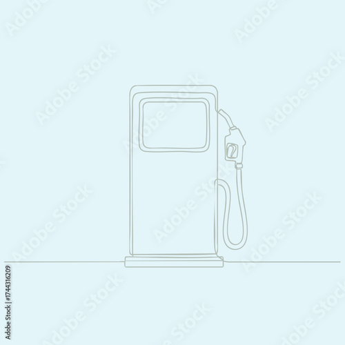 Electric vehicle charging station with a modern design and a charging cable attached in a clean, minimal setting