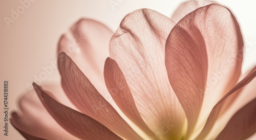 Abstract Calming Floral Petals Background Serene Nature Texture