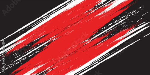 red and white sports background design with abstract modern templates.