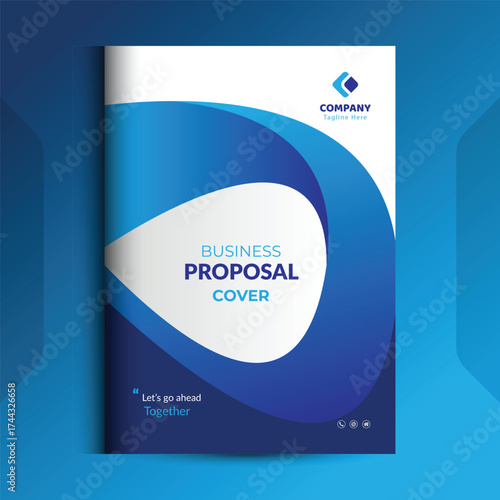 Wallpaper Mural Proposal cover Design Template concepts are adept for corporate Business	 Torontodigital.ca