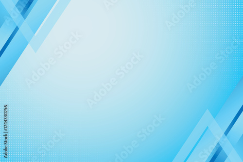 Abstract blue gradient background with white space or vector backdrop wallpaper for desktop screen and colorful wave shape