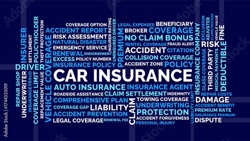 Car Insurance Policy Terms, Vehicle Coverage and Liability, Auto Insurance and Accident Report