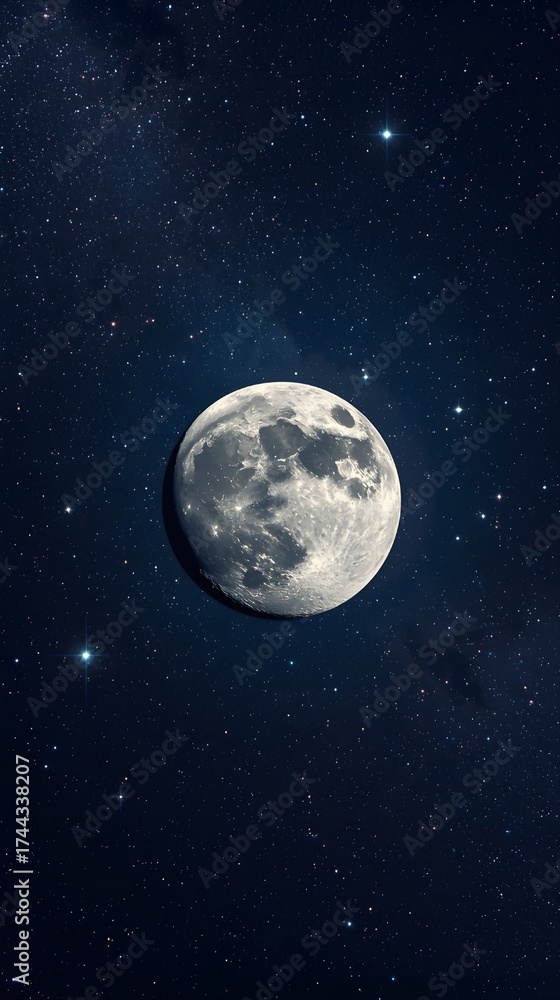 Obraz premium moon and stars