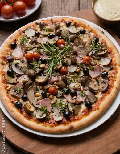 Capricciosa pizza