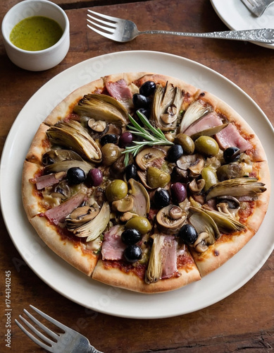 Quattro Stagioni pizza