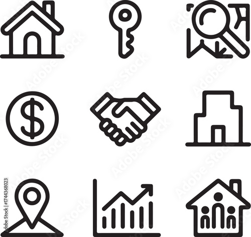 Modern Real Estate Transaction and Home Search Concepts