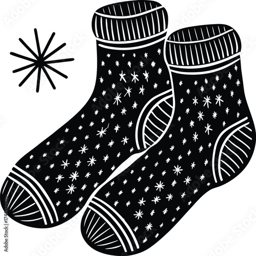 Abstract geometric pattern with metallic gold and silver accents on dark surface isolated on transparent background