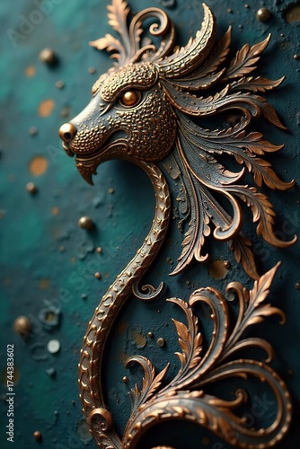 Wallpaper Mural Elegant Curved Metalwork Decor Graceful Flowing Design for Interior Design, Architecture, and Crafts Torontodigital.ca