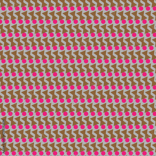 This seamless pattern design is created with a modern and elegant touch, perfect for use in textiles, fashion prints, packaging, wallpapers, and branding projects.