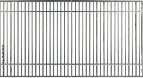 Metal grill grate isolated on transparent background for cooking and grilling