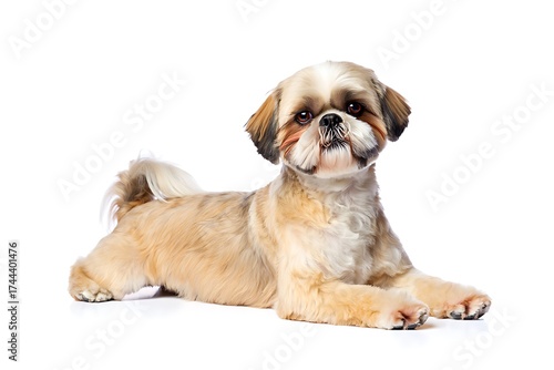 Wallpaper Mural Purebred Dog on White Background, 16:9 and 9:16 Format Torontodigital.ca