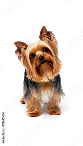 Wallpaper Mural Purebred Dog on White Background, 16:9 and 9:16 Format Torontodigital.ca