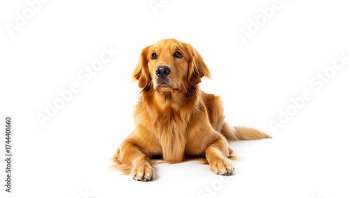 Wallpaper Mural Purebred Dog on White Background, 16:9 and 9:16 Format Torontodigital.ca