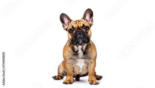 Wallpaper Mural Purebred Dog on White Background, 16:9 and 9:16 Format Torontodigital.ca