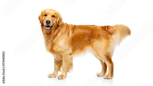 Wallpaper Mural Purebred Dog on White Background, 16:9 and 9:16 Format Torontodigital.ca