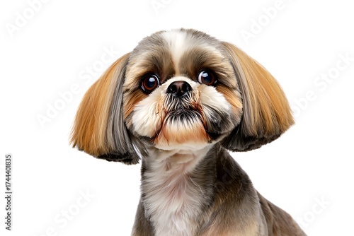 Wallpaper Mural Purebred Dog on White Background, 16:9 and 9:16 Format Torontodigital.ca