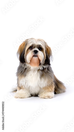 Wallpaper Mural Purebred Dog on White Background, 16:9 and 9:16 Format Torontodigital.ca