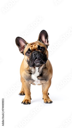 Wallpaper Mural Purebred Dog on White Background, 16:9 and 9:16 Format Torontodigital.ca