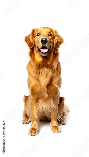 Wallpaper Mural Purebred Dog on White Background, 16:9 and 9:16 Format Torontodigital.ca