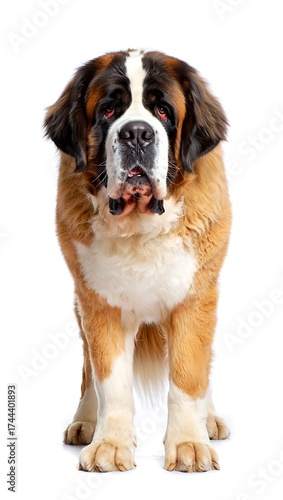 Wallpaper Mural Purebred Dog on White Background, 16:9 and 9:16 Format Torontodigital.ca