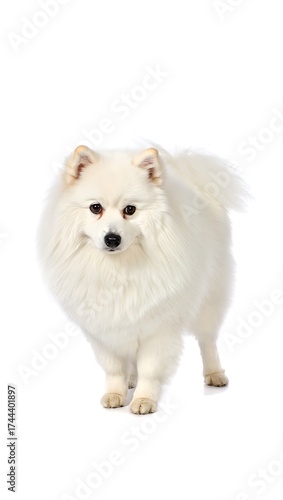 Wallpaper Mural Purebred Dog on White Background, 16:9 and 9:16 Format Torontodigital.ca