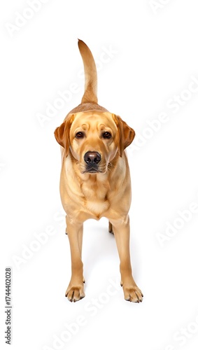 Wallpaper Mural Purebred Dog on White Background, 16:9 and 9:16 Format Torontodigital.ca