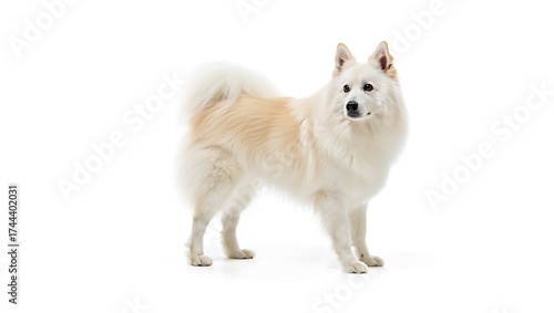 Wallpaper Mural Purebred Dog on White Background, 16:9 and 9:16 Format Torontodigital.ca
