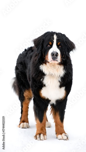 Wallpaper Mural Purebred Dog on White Background, 16:9 and 9:16 Format Torontodigital.ca