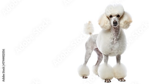 Wallpaper Mural Purebred Dog on White Background, 16:9 and 9:16 Format Torontodigital.ca