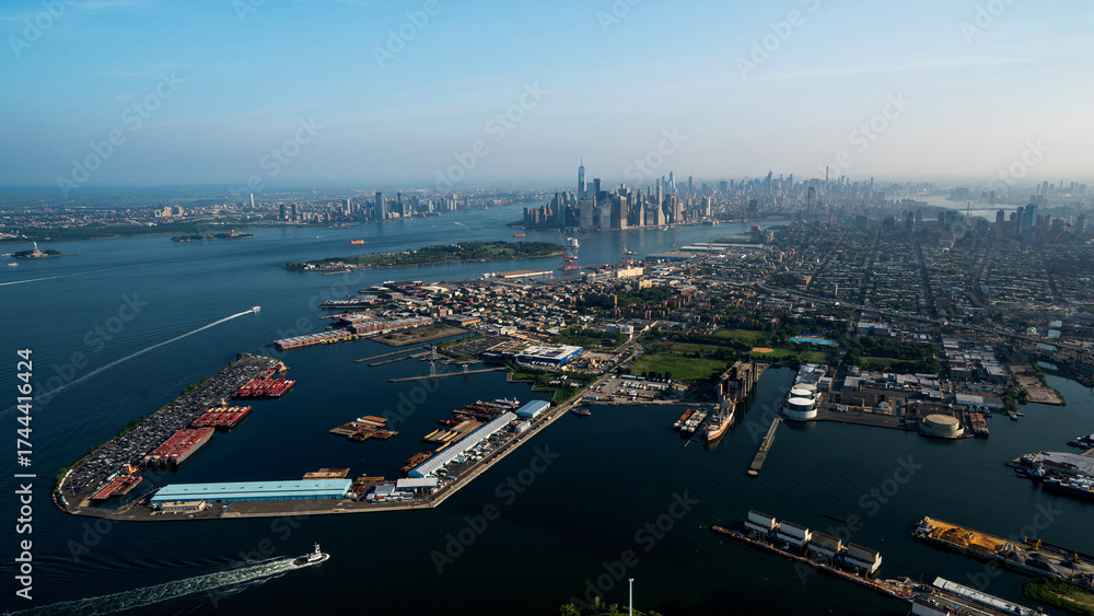 Fototapeta premium To Drone in New York