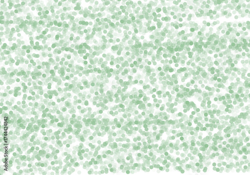 Bild auf Leinwand Fondo de círculos verdes transparentes superpuestos