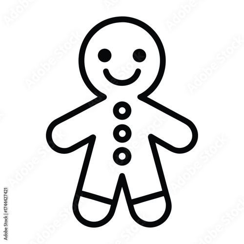 christmas gingerbread man