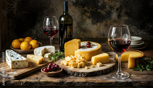 Rustic Wine and Cheese