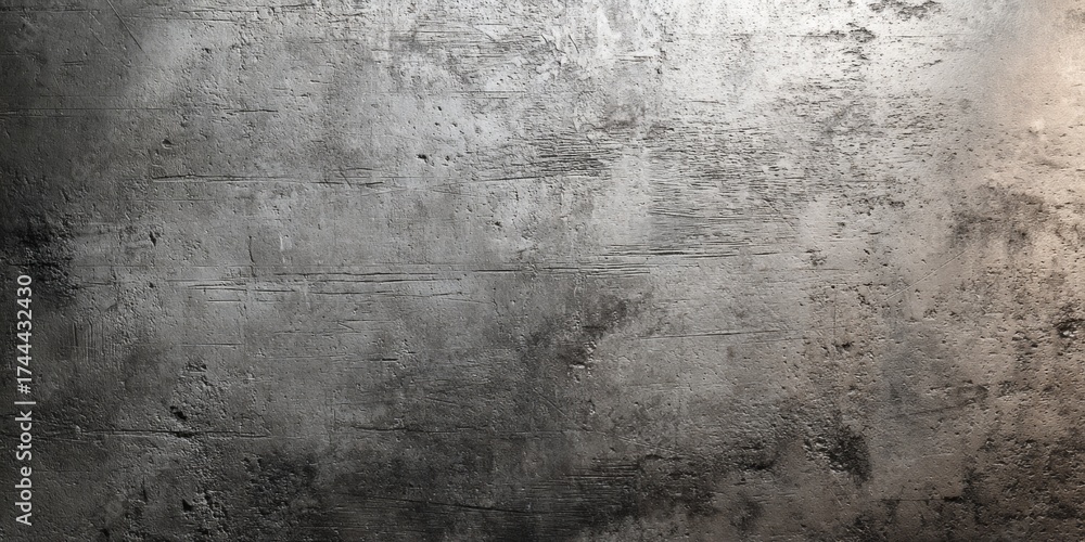 Obraz premium Textured Concrete Wall Background with Subtle Gray Variations and Scuff Marks for Modern Design Use
