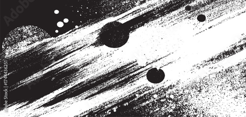 Diagonal sketch grunge texture with rough distressed lines for abstract modern background design Vector scratches rough white background brush strokes modern black hand painted grunge brush