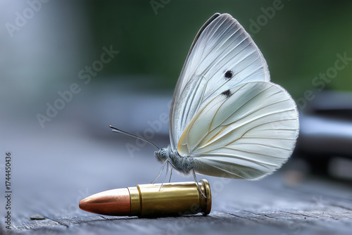butterfly on a bullet