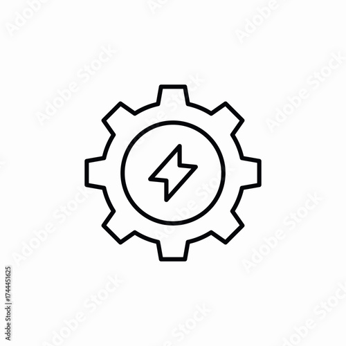 electrcitity service icon sign vector