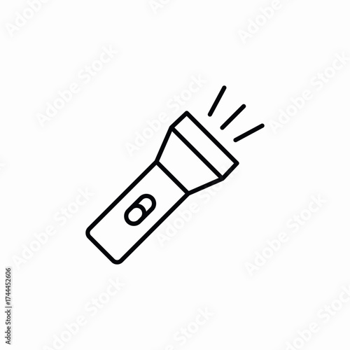flash light icon sign vector