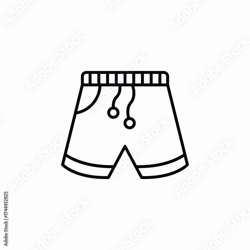 shorts pants icon sign vector