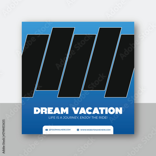 Travel Agency social media Or instgram Post design